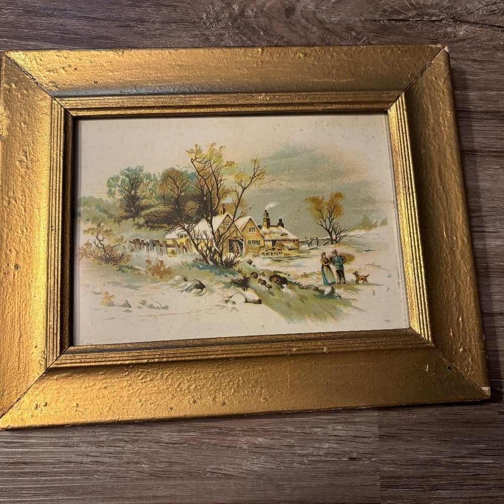 Beautiful Antique English Landscape Print